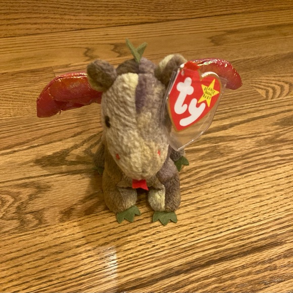 Ty Other - Ty | Vintage 1998 Scorch Dragon 🐉 Beanie Baby. Hand & Tush Tag Mint Condition
